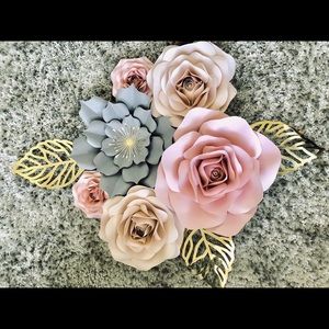 Paper Flowers Set